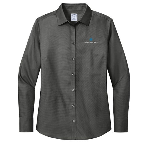 ZB1S414 Women’s Wrinkle-Free Stretch Nailhead Shirt image thumbnail