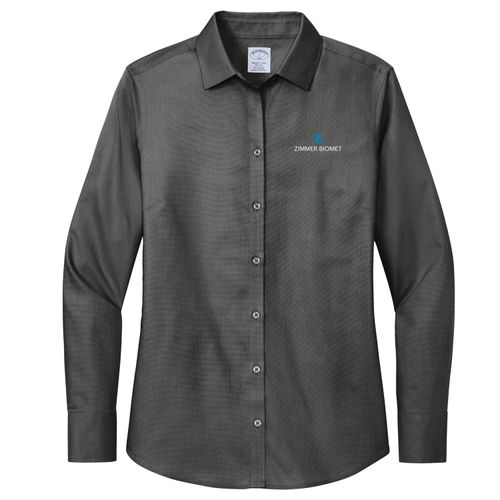 ZB1S414 Women’s Wrinkle-Free Stretch Nailhead Shirt image thumbnail