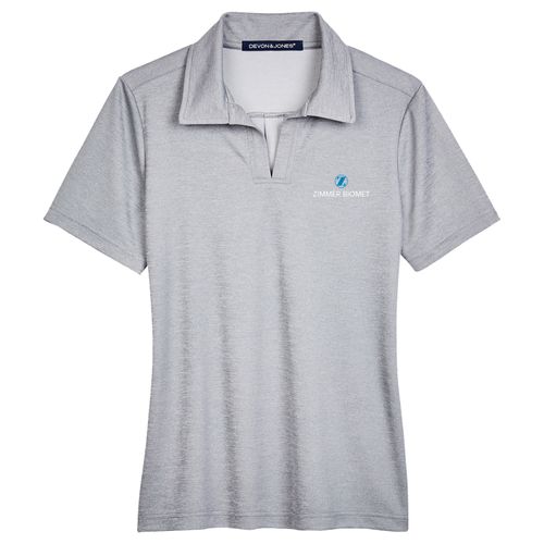 ZB1S345 Ladies' Address Melange Polo image thumbnail