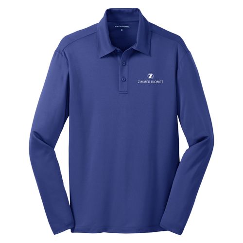 ZB1S341 Silk Touch Performance Long Sleeve Polo image thumbnail