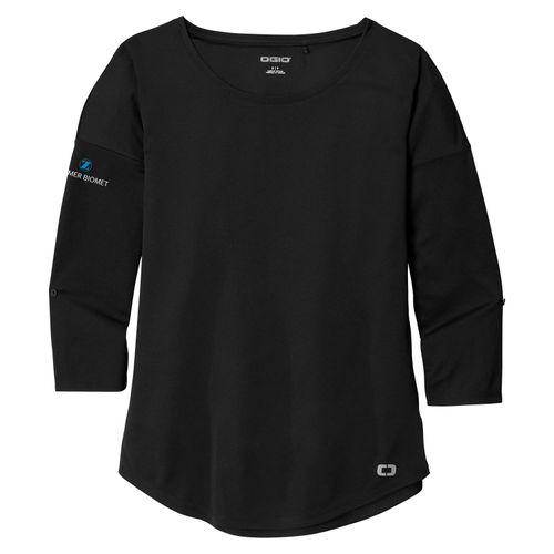 ZB1S336 Ladies Gravitate Scoop 3/4-Sleeve image thumbnail