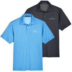 Image of ZB1S327 CrownLux Performance Men's Address Melange Polo