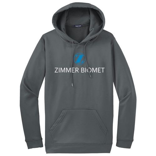 ZB1S518 Fleece Hooded Logo Pullover image thumbnail