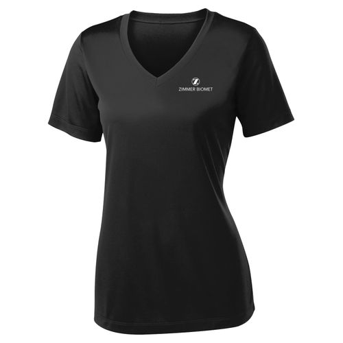ZB1S605 Ladies PosiCharge Competitor V-Neck Tee image thumbnail