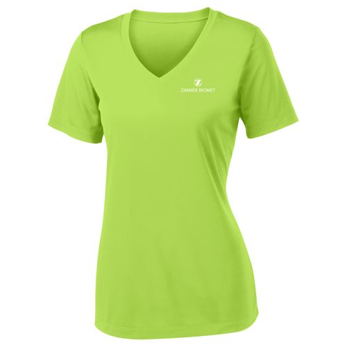 ZB1S605 Ladies PosiCharge Competitor V-Neck Tee image thumbnail