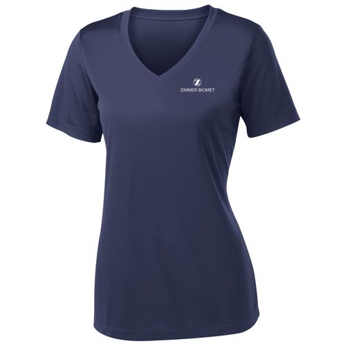 ZB1S605 Ladies PosiCharge Competitor V-Neck Tee image thumbnail