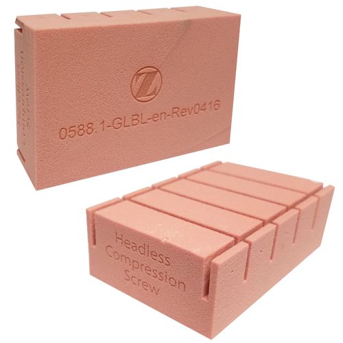 ZB13001 Headless Compression Screw (HCS) Demo Block image thumbnail
