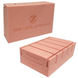 Image of ZB13001 Headless Compression Screw (HCS) Demo Block