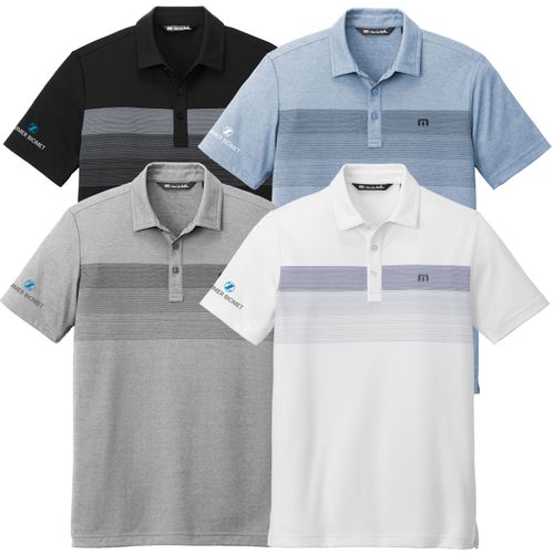 ZB1S333 TravisMathew Coastal Chest Stripe Polo image thumbnail