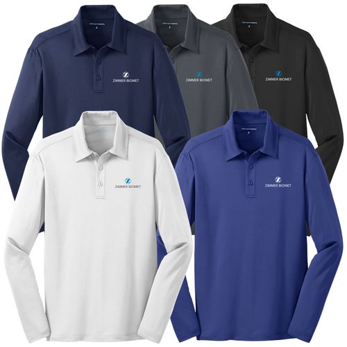 ZB1S341 Silk Touch Performance Long Sleeve Polo image thumbnail
