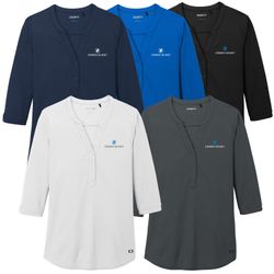 Image of ZB1S344 OGIO Ladies Jewel Henley