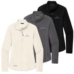 Image of ZB1S530 Eddie Bauer Ladies 1/2-Zip Microfleece Jacket