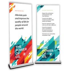 Image of ZBPOURB Mission and Guiding Principles Retractable Banner Set
