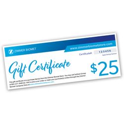 Image of GCP Zimmer Store Gift Certificates