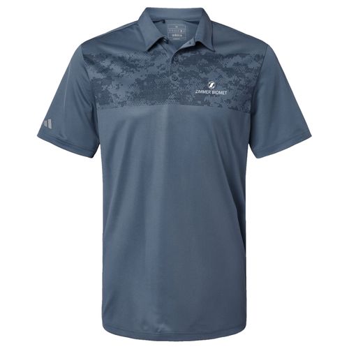 ZB1S348 Adidas Camo Chest Print Polo image thumbnail
