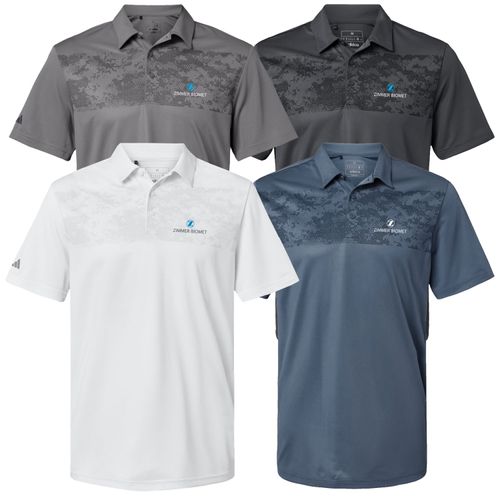 ZB1S348 Adidas Camo Chest Print Polo image thumbnail