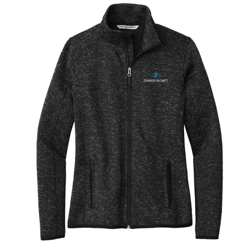 ZB1J249  Ladies Sweater Fleece Jacket image thumbnail