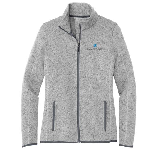 ZB1J249  Ladies Sweater Fleece Jacket image thumbnail