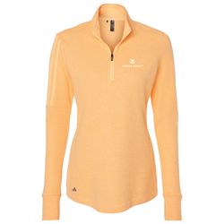 Image of ZB1J247 Adidas Women's 3-Stripes Quarter-Zip Sweater