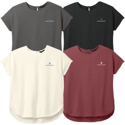 Image of ZB1S427 Ladies Mercer&Mettle Crepe Blouse