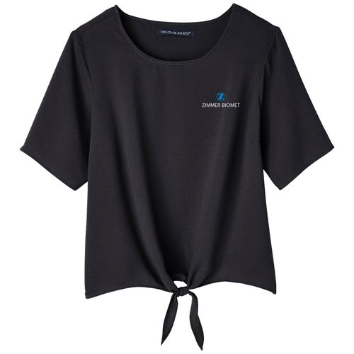 ZB1S428 Ladies Tie Front Blouse image thumbnail
