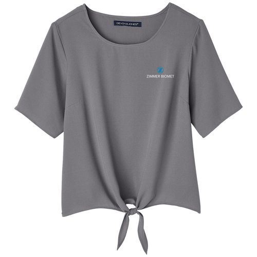 ZB1S428 Ladies Tie Front Blouse image thumbnail