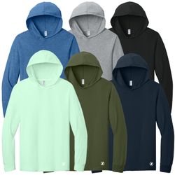 Image of ZB1S625 Unisex Long Sleeve Hooded Tshirt