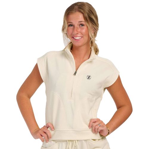 ZB1S552 Ladies French Terry 1/2 Zip image thumbnail