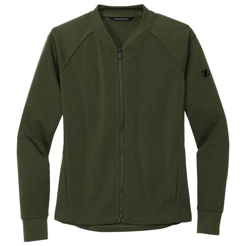 ZB1J261 Mercer&Mettle Ladies Knit Bomber image thumbnail