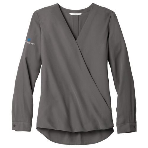 ZB1S417 Ladies Wrap Blouse image thumbnail