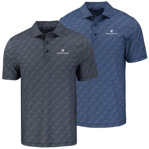ZB1S371 Mens Pebble Print Recycled Polo image thumbnail