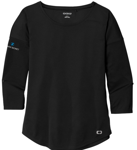 ZB1S336 Ladies Gravitate Scoop 3/4-Sleeve image thumbnail