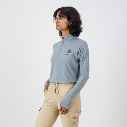 Women's Pacesetter Zip Neck Top image thumbnail