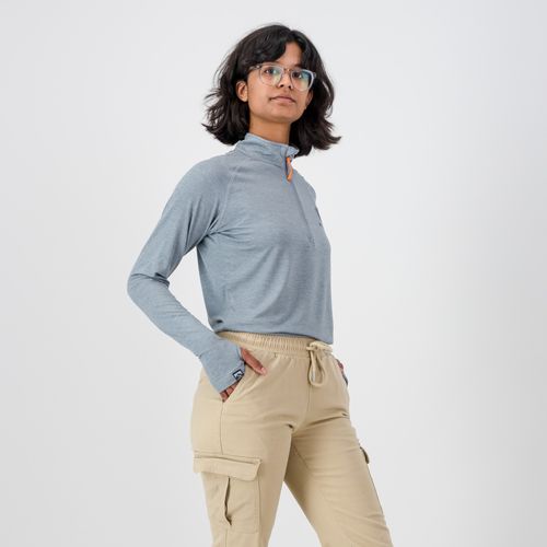 Women's Pacesetter Zip Neck Top image thumbnail