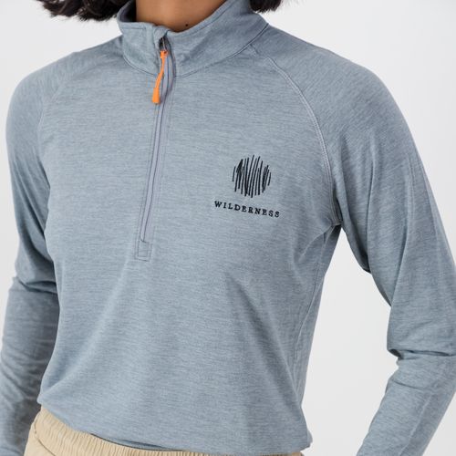 Women's Pacesetter Zip Neck Top image thumbnail