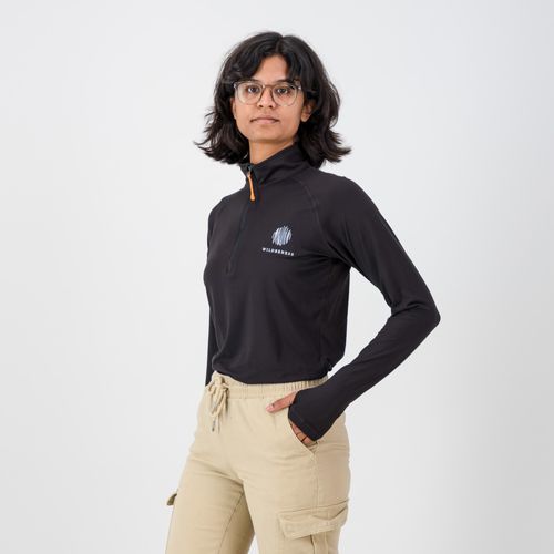 Women's Pacesetter Zip Neck Top image thumbnail