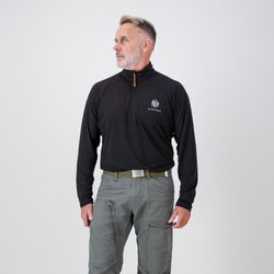 Image of Pacesetter Zip Neck Top
