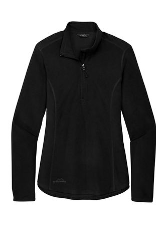 Eddie Bauer Ladies 1/2-Zip Microfleece Jacket EB227 image thumbnail