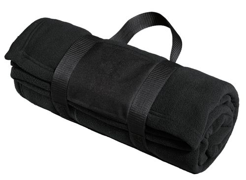 Port Authority Fleece Blanket with Carrying Strap. BP20 image thumbnail