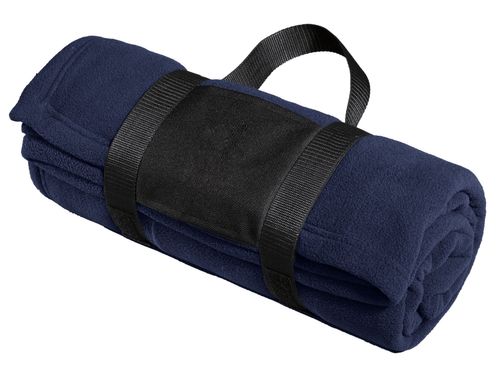 Port Authority Fleece Blanket with Carrying Strap. BP20 image thumbnail