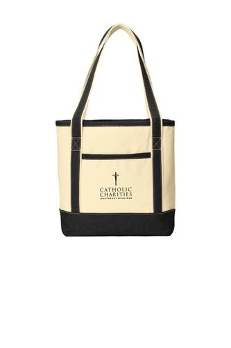 Port Authority Medium Cotton Canvas Boat Tote. BG412 image thumbnail