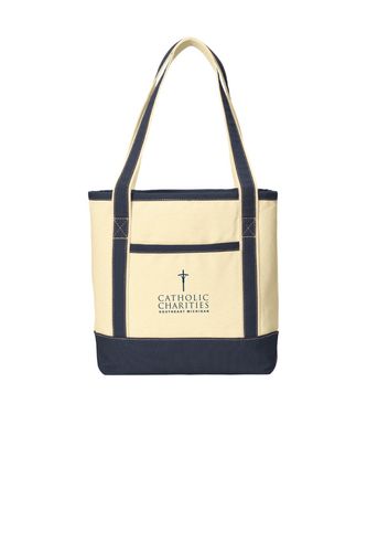Port Authority Medium Cotton Canvas Boat Tote. BG412 image thumbnail