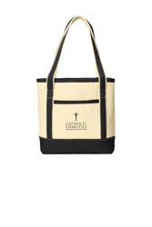 Image of Port Authority Medium Cotton Canvas Boat Tote. BG412