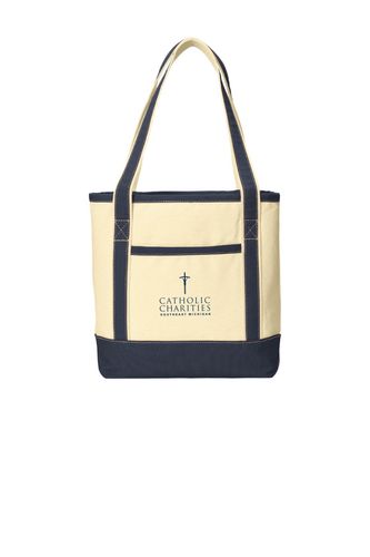 Port Authority Large Cotton Canvas Boat Tote. BG413 image thumbnail