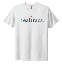 Image of Heather White Realtracs Triblend T-Shirt 