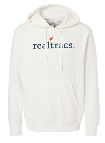 White Midweight Pigment-Dyed Hooded Sweatshirt image thumbnail