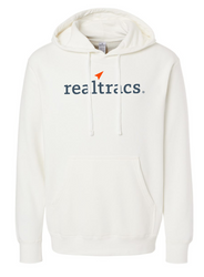 Image of White Midweight Pigment-Dyed Hooded Sweatshirt