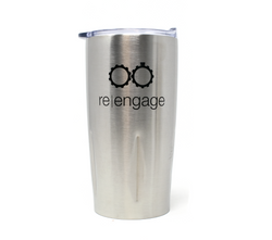 Image of Re|engage Silver Tumbler 