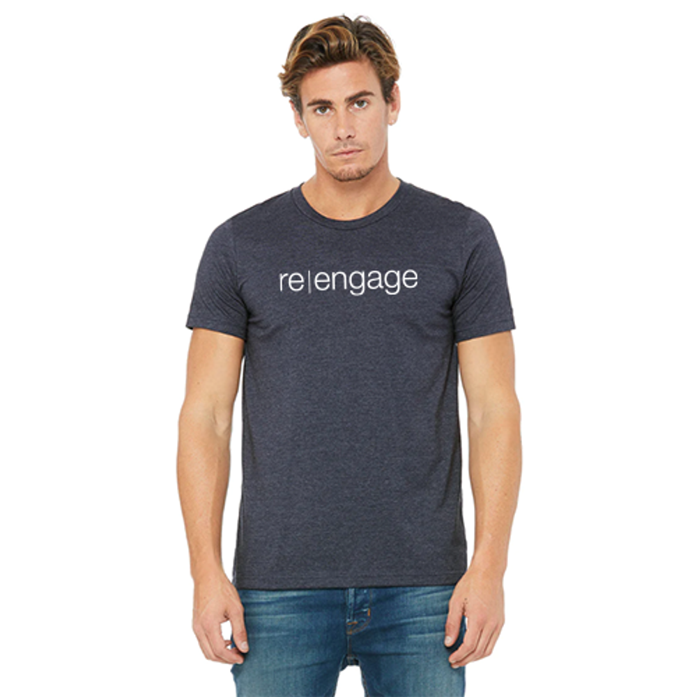 Heather Navy Re|engage Tee primary image