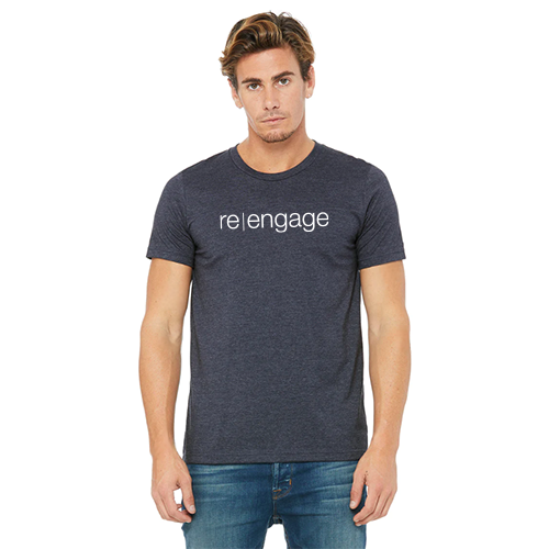 Heather Navy Re|engage Tee image thumbnail